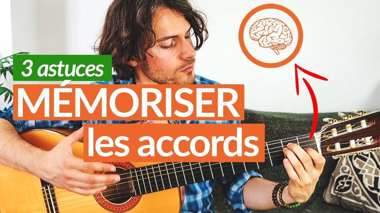 M&Eacute;MORISER LES ACCORDS quand on d&eacute;bute en guitare : 3 conseils