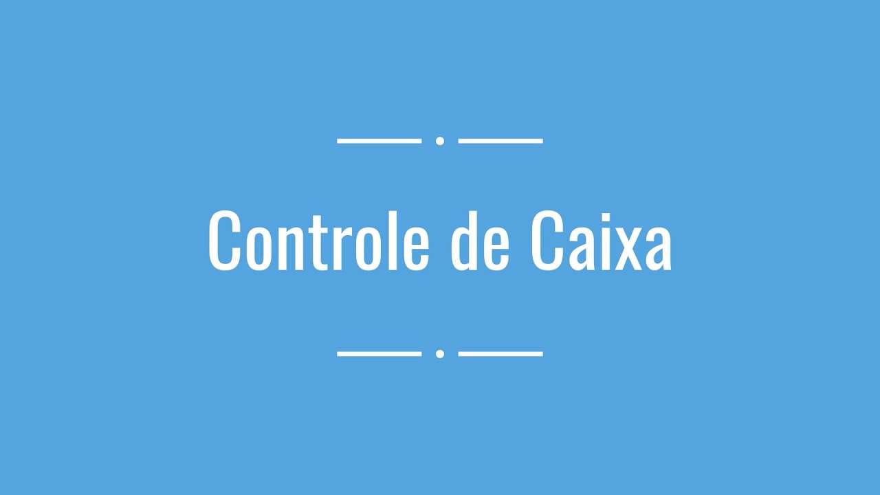Agile Store - Tutorial: Controle de Caixa
