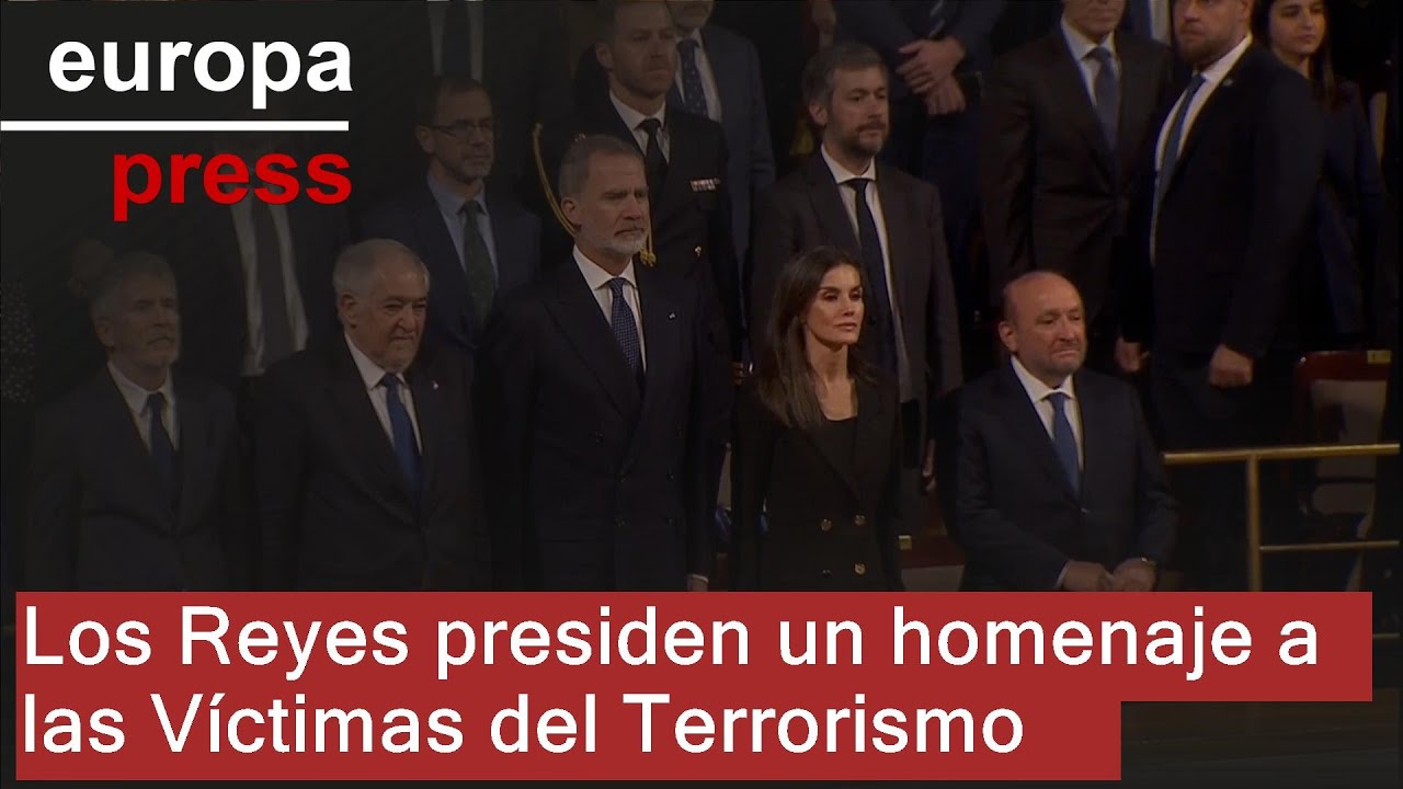 Los Reyes presiden un homenaje a las V&iacute;ctimas del Terrorismo en v&iacute;speras del 11M