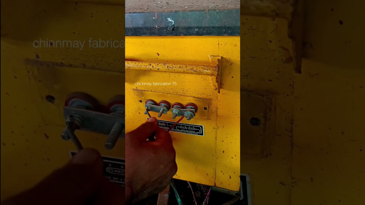 How to make connection of welding set from 440 volt to 220 volt.convert 220v to 440v #wellding