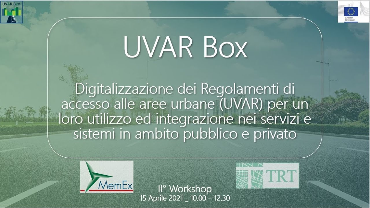&ldquo;UVAR Box&rdquo; - II&deg; Workshop