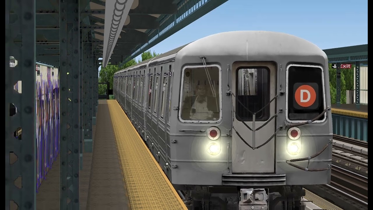 R-68 (D) Train arriving 