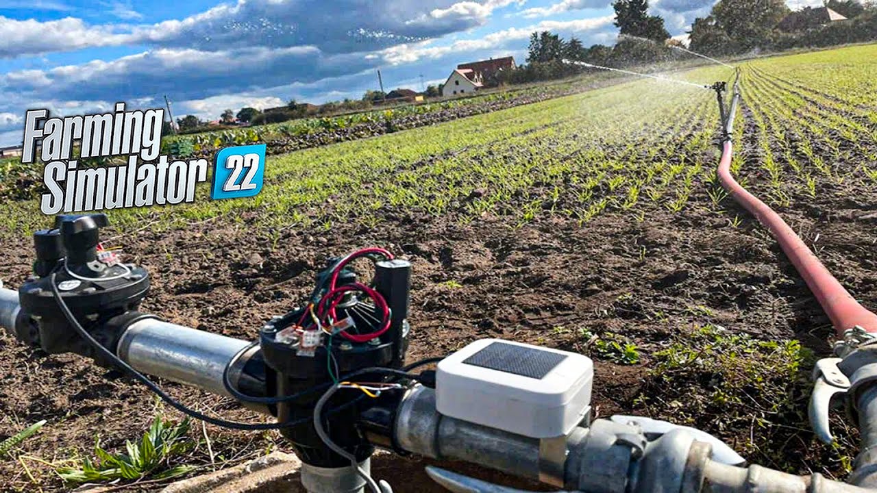 НОВАЯ СИСТЕМА ИРРИГАЦИИ MOD (Спринклерная система) | Farming Simulator 22