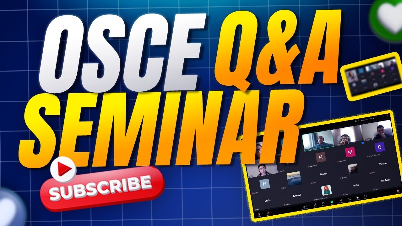 Q&A Seminar for the OSCE Examination in Sweden – Insights from Experts