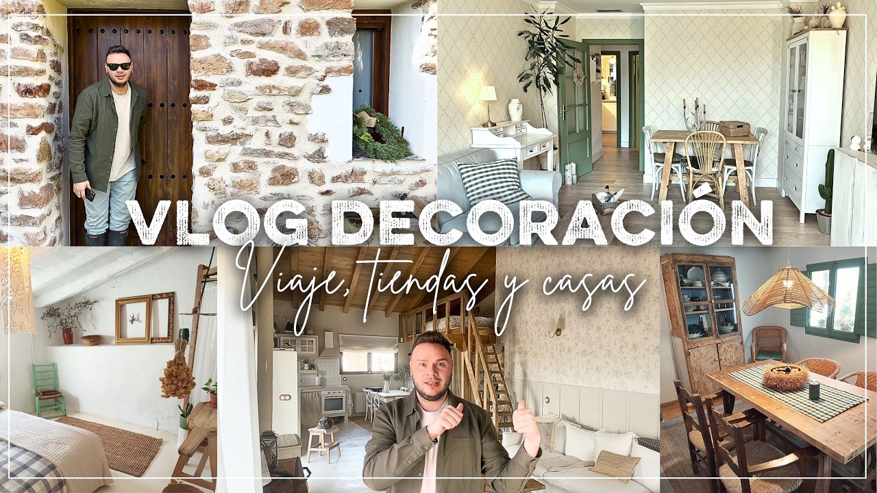 VLOG CASA DE CAMPO, VIAJE, TIENDAS DECO y GASTRONOMÍA 😍 Os enseño CASAS BONITAS 🏡 NOVEDADES LIDL 👌🏻