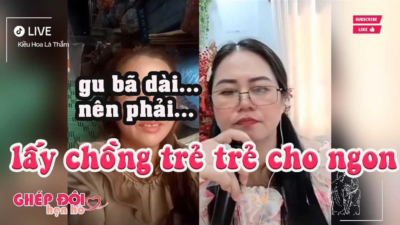 Thắm ghép đôi. Gu bã dài thì lấy chồng trẻ trẻ cho ngon