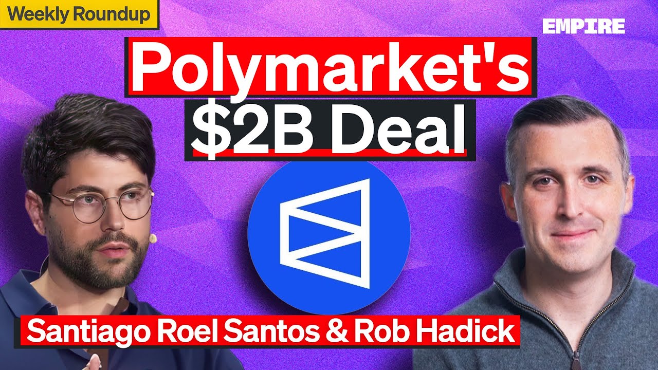 Polymarket's $2B Deal with ICE Changes Everything | Weekly Roundup