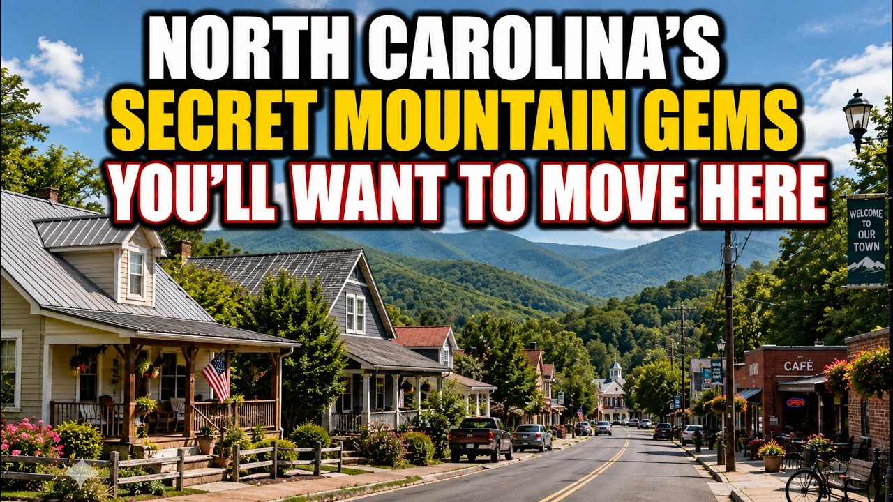 10 Hidden Gem Mountain Towns in North Carolina Nobody Knows About !