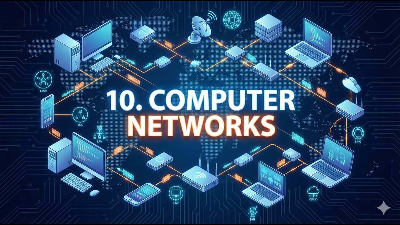 Standard 12 – Computer – Chapter 10 – Computer Networks (English Medium) NCERT
