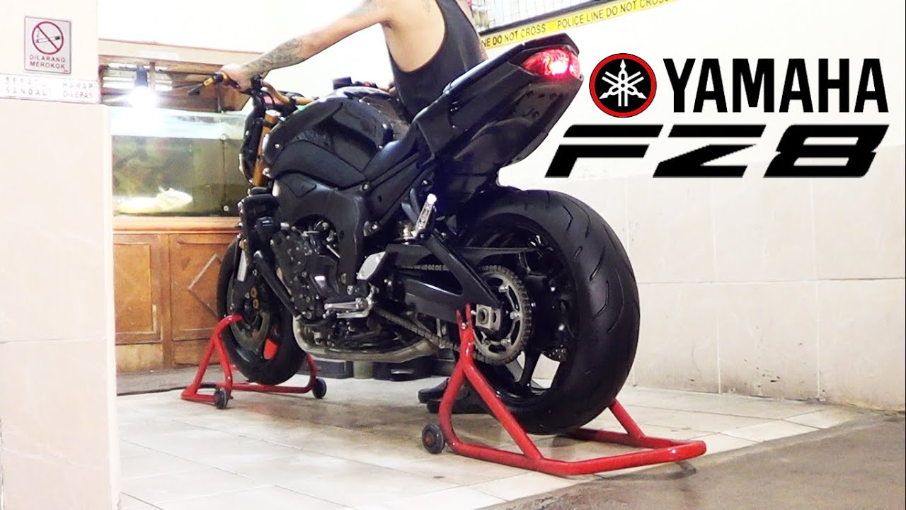 Yamaha Fz8 2012, Full Acc RIZOMA, Exhaust Akrapovic Sound (istimewa)