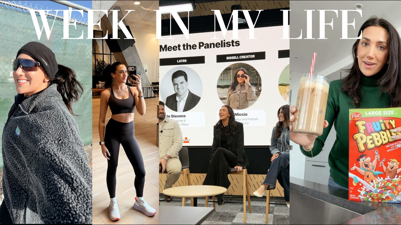WEEK IN MY LIFE in the CITY | typical week in NYC as a 20-something! running, work opportunites, etc