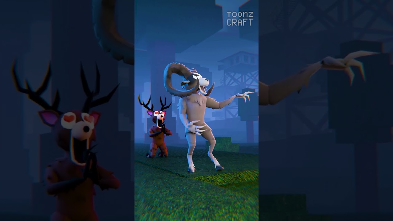 The Ram - Metro Man Dance 🔥 (99 Nights in the Forest Animation Meme) #shorts