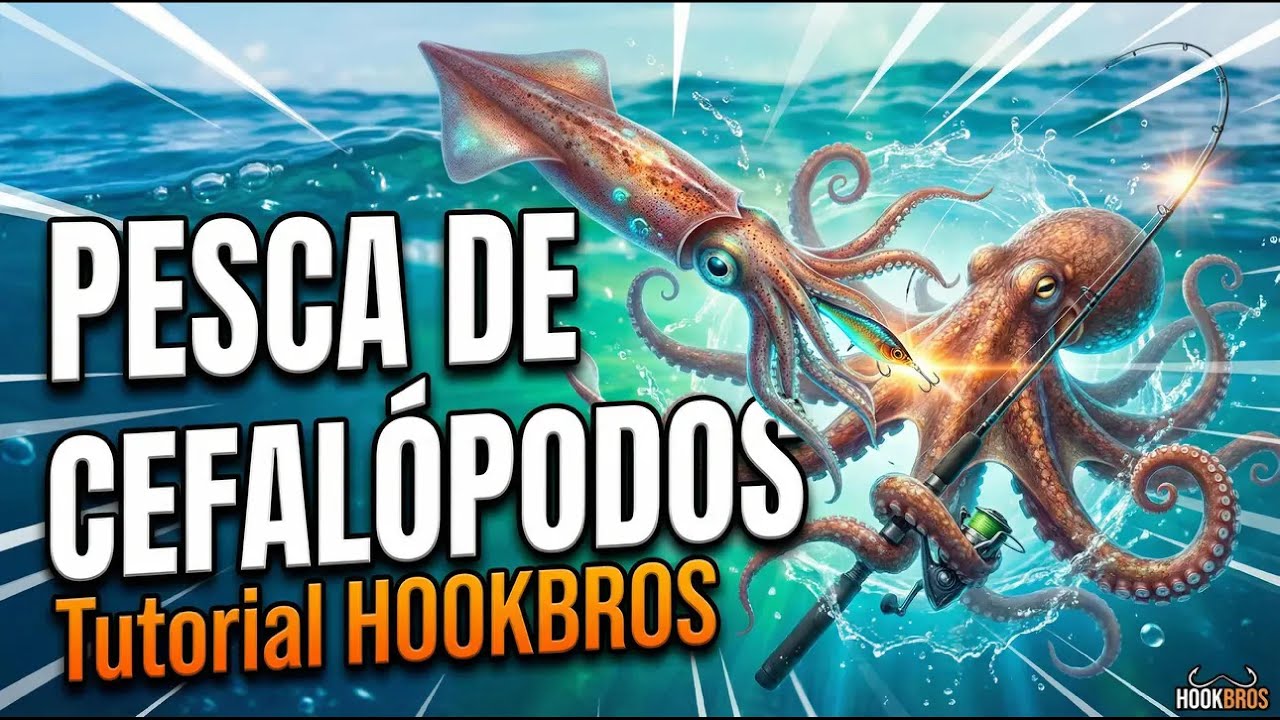 Tutorial Pesca Cefalópodos🎣🦑-HOOKBROS