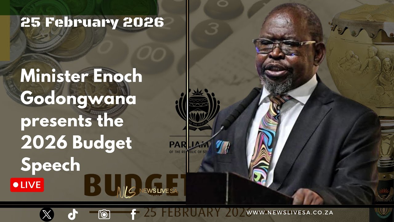 Minister Enoch Godongwana presents the 2026 Budget Speech in the National Assembly