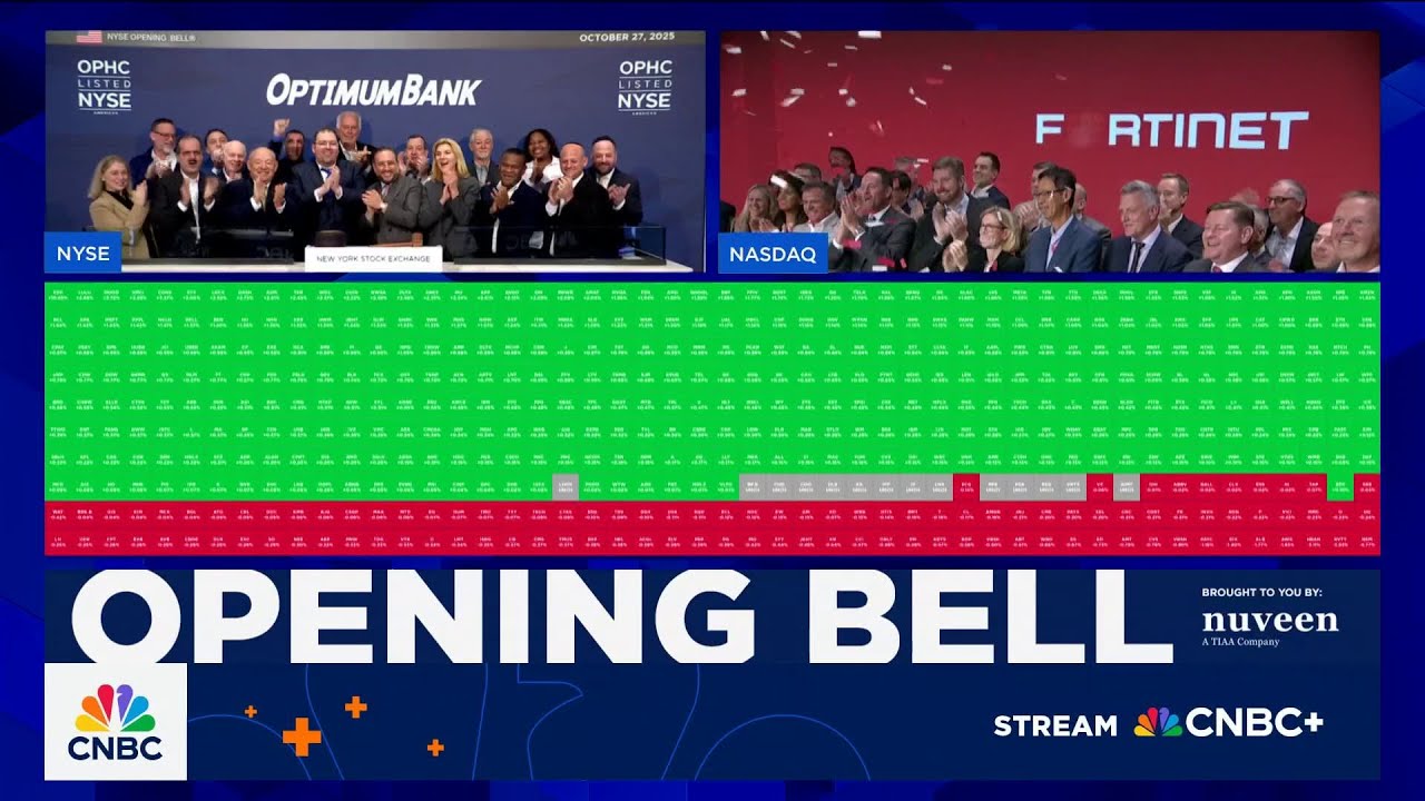 Opening Bell: October 27, 2025