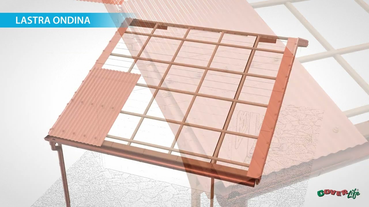 Lastra di copertura CoverLife ONDINA - installazione