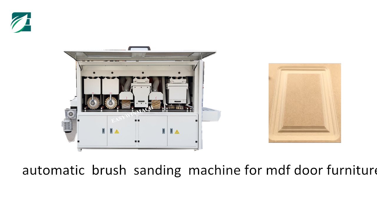 automatic brush sanding machine for mdf door wood furniture