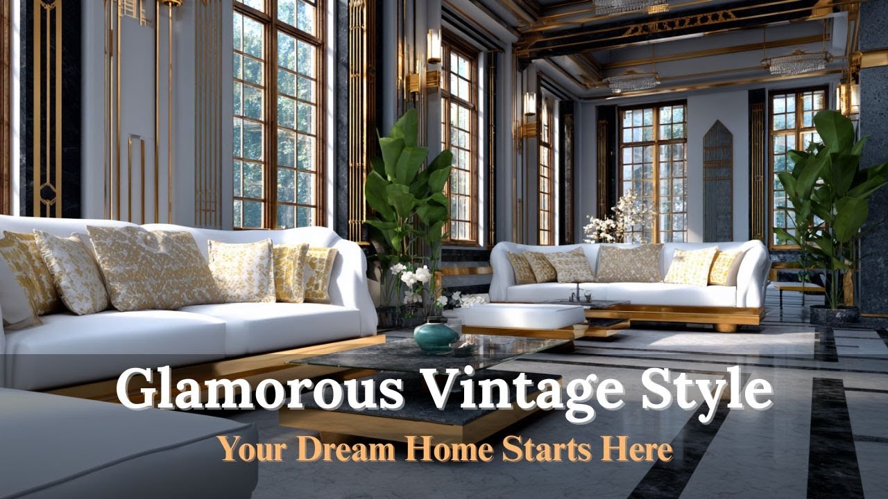 Brilliant Glamorous Vintage Modern Decor Ideas That Radiate Elegance & Luxury Vibes