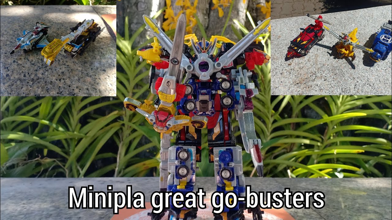 minipla robot đặc vụ bí mật tuyệt vời  great go-busters go-busters oh buster Hercules