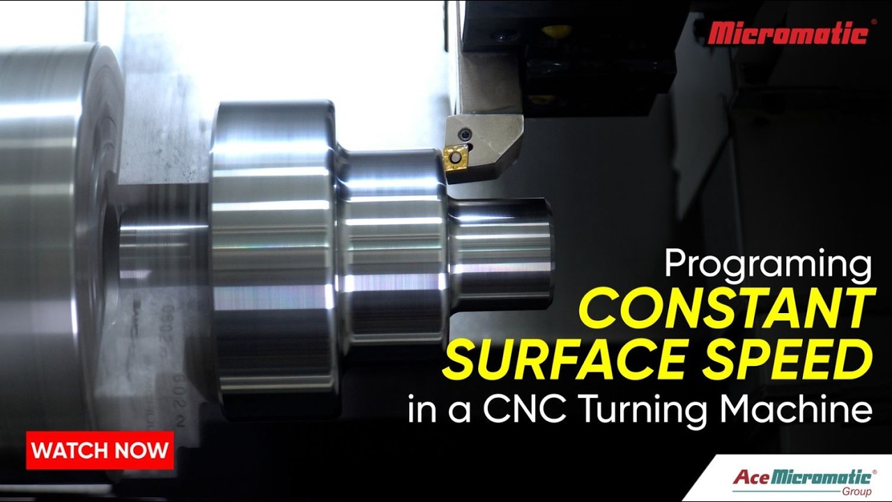 How to Program Constant Surface Speed in a CNC Turning | G96 Explained | DIY Video
