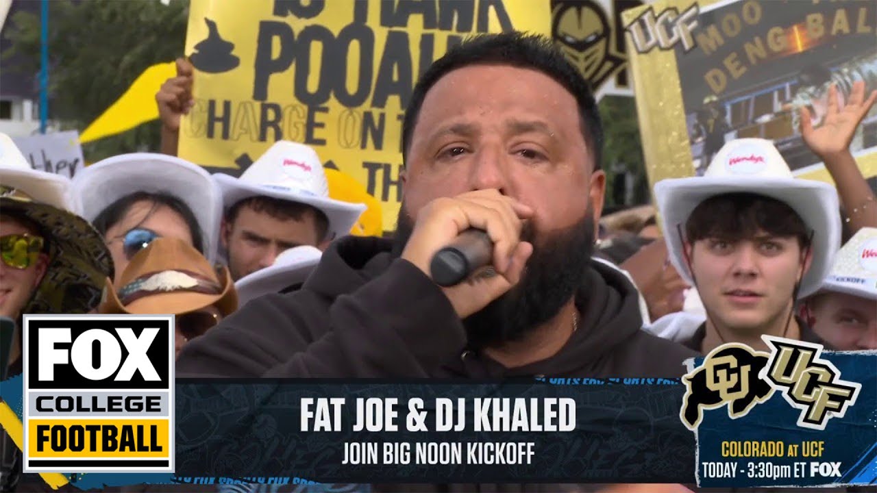 DJ Khaled, Fat Joe deliver a PASSIONATE speech on CFB ahead of UCF vs. Colorado | Big Noon Kickoff