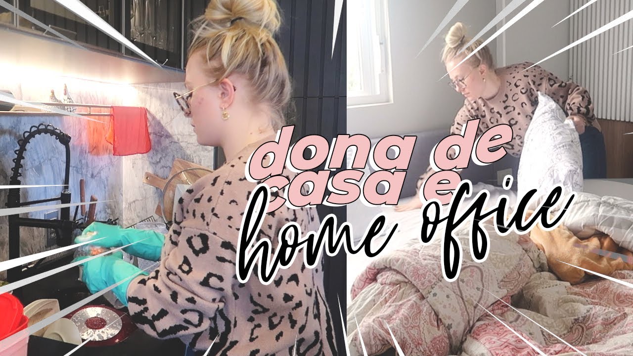 DANDO CONTA DA CASA E DO TRABALHO *bem dona de casa*
