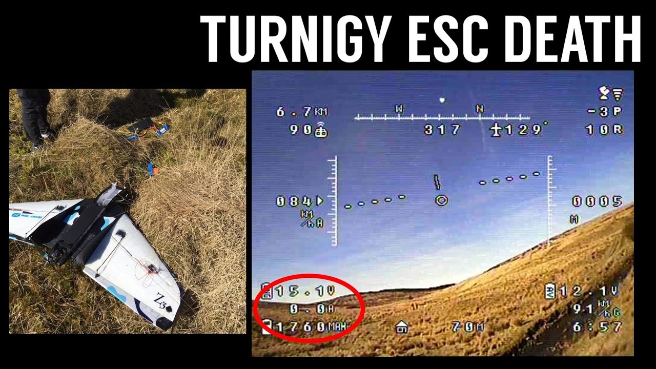 Ritewing Z3 85A Turnigy ESC fails mid flight
