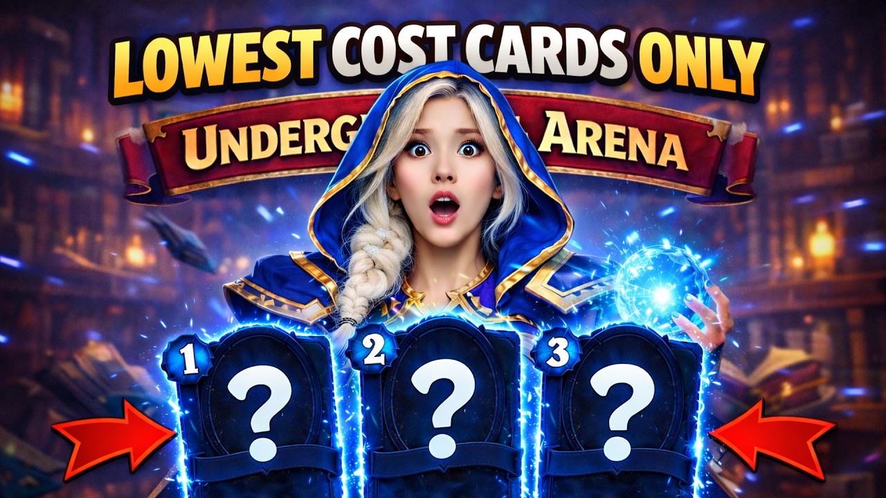 I played underground arena except i can only pick the lowest cost cards | hearthstone special arena