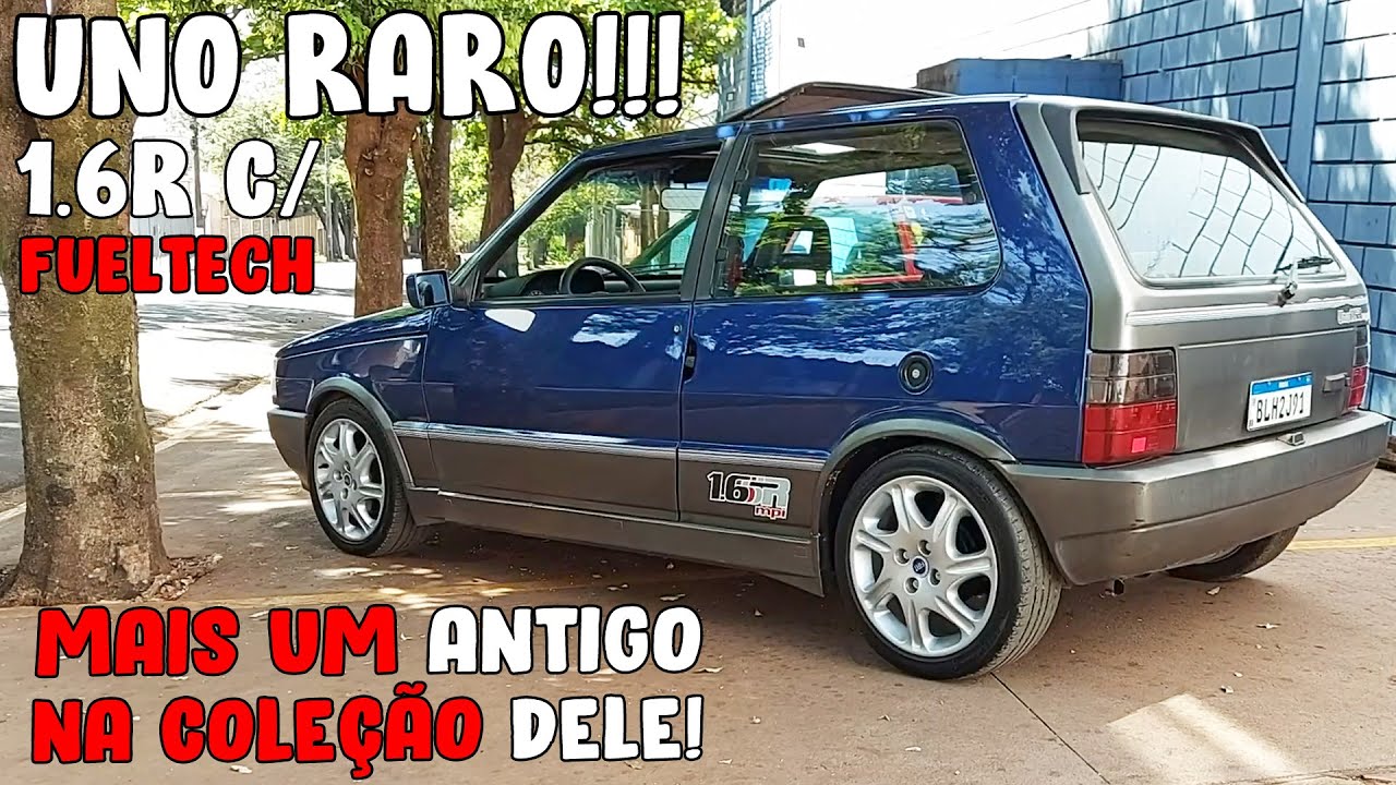 ELE COMPROU MAIS UM ANTIGO PRA COLEÇÃO! UNO 1.6R RARÍSSIMO, ACHOU NO MARKETPLACE!