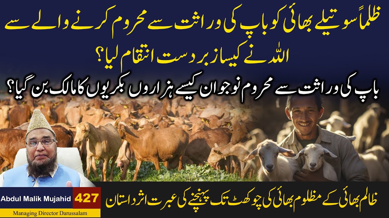 Bap ki Warasat se Mehroom Nojwan Kase Hazaron Bakrion Ka Malik Ban Gaya? | Story No 427