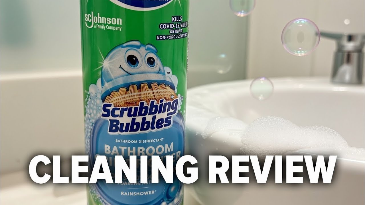 Scrubbing Bubbles Bathroom Cleaner Test & Review 