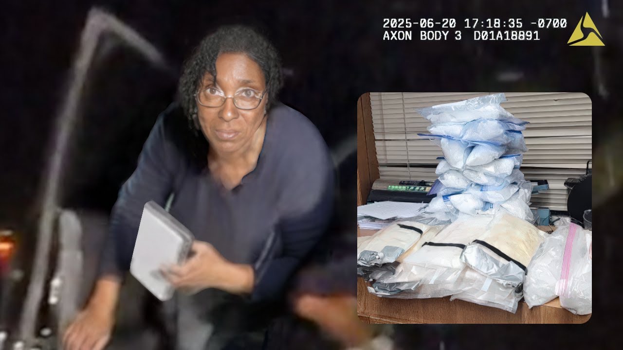 Полицейский обнаруживает, что бабушка из Walmart занимается контрабандой метамфетамина. ВИДЕОКАМЕРА