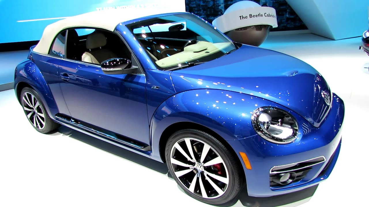 2014 Volkswagen Beetle Convertible R-Line - Exterior and Interior Walkaround - 2014 New York Auto Sh