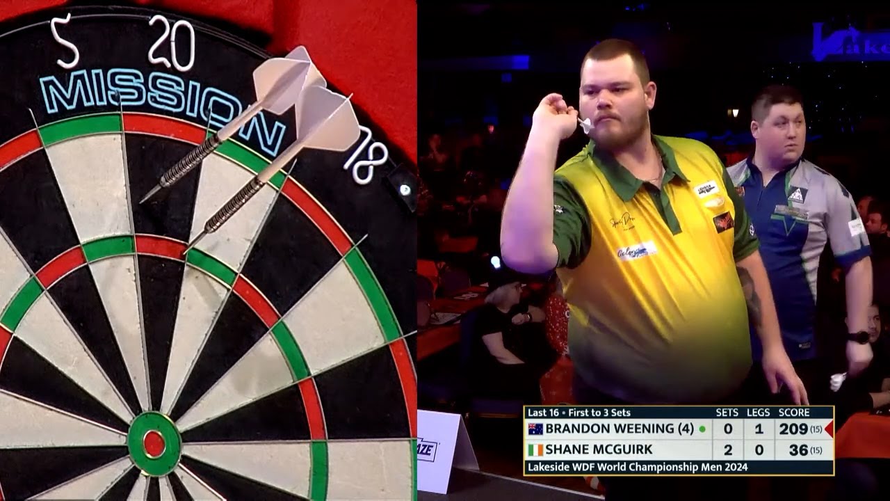 FULL GAME 🎯 Brandon Weening vs. Shane McGuirk • WDF World Darts Championships 2024