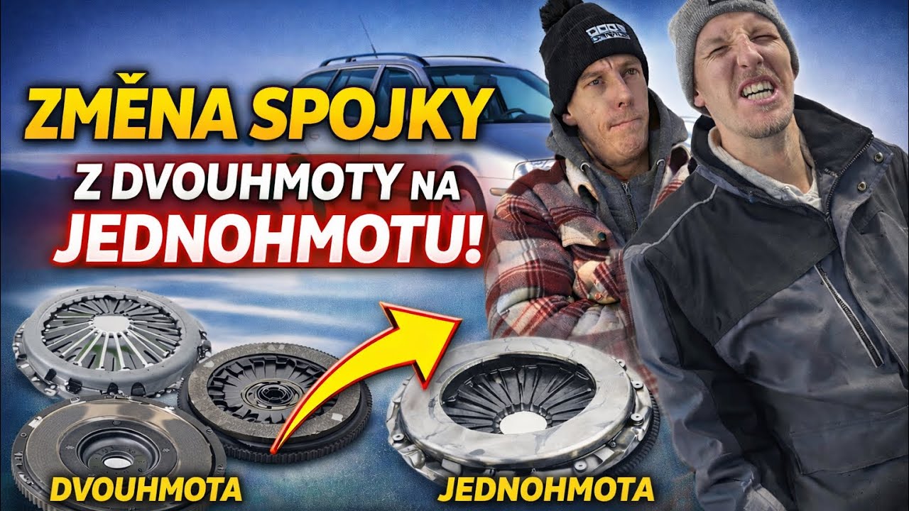 Konverze jednohmota X dvouhmota [Škoda Octavia 1.9tdi] #skoda #clutch #spojka #1.9tdi #problem 