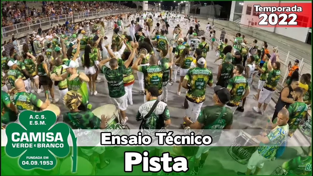 Camisa Verde e Branco 2022 | Pista - Ensaio Técnico | Samba ao vivo - #ETSP22