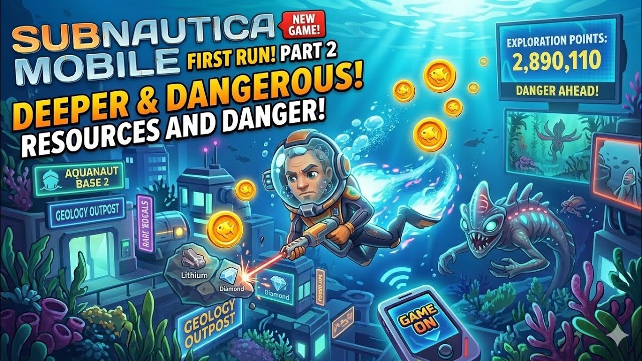 DEEPER into the Abyss! 🌊 | Subnautica Mobile - Part 2
