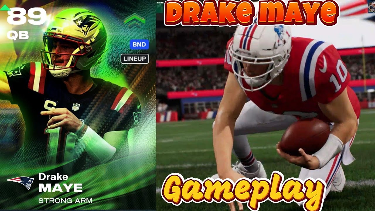 How good is the*NEW* Drake Maye?? Patriots theme team 50/50