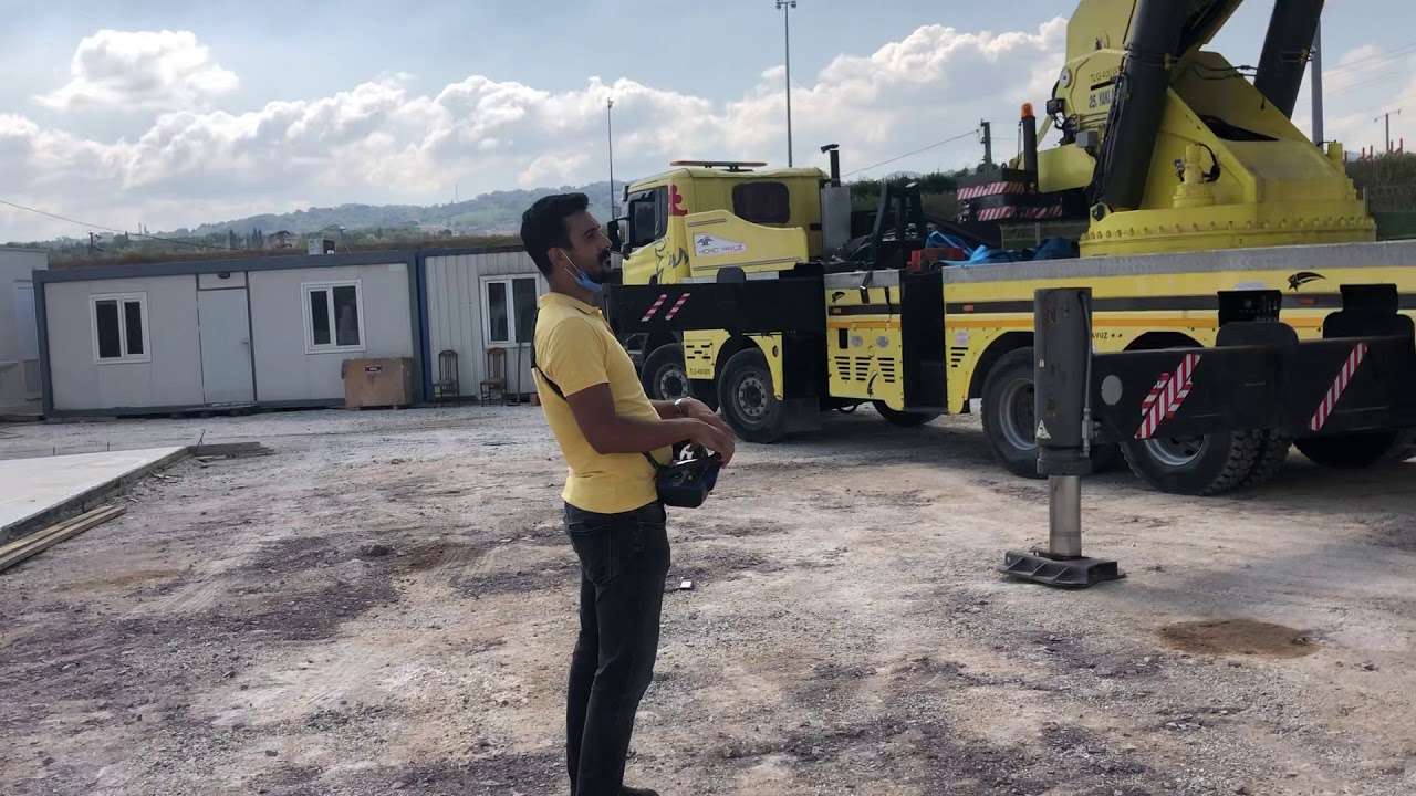 135 ton vinc kumanda ile kullanim