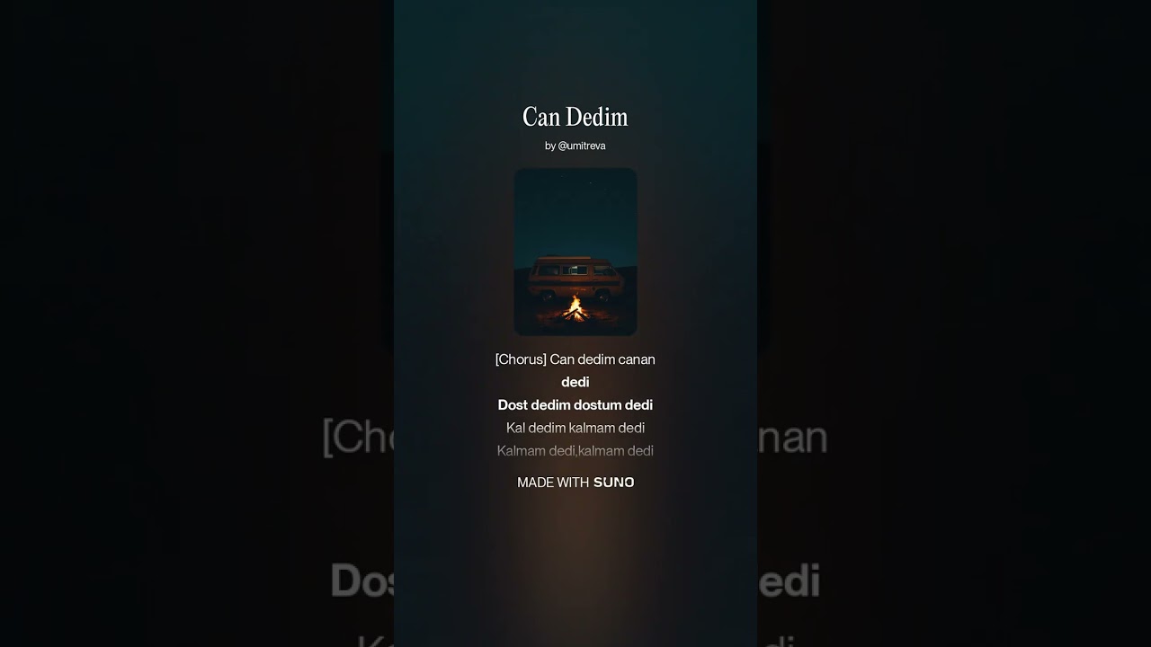 &Uuml;mit Reva - Can Dedim [Mustafa Cihat Cover] #akustik #folk