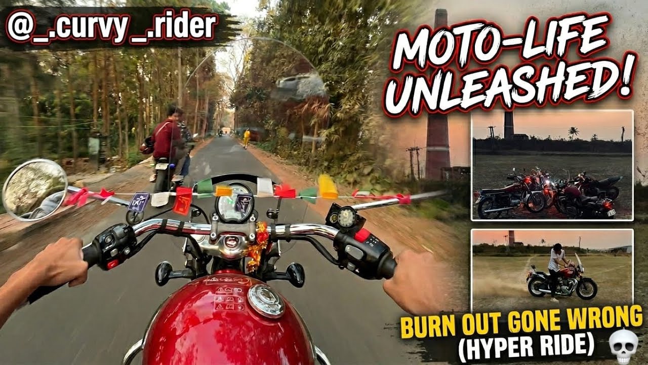 Crazy Ride 🔥// Burnout gone wrong 🤯// 