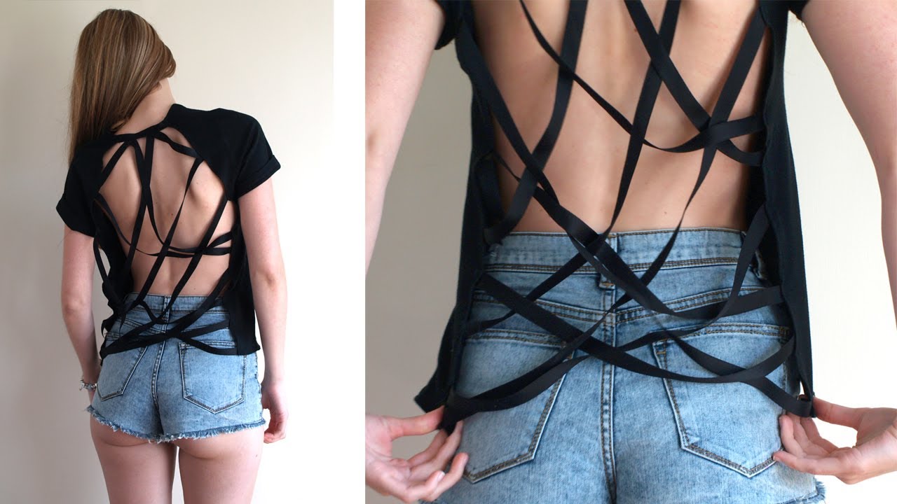 DIY: Transforma una camiseta de chico en algo sexy