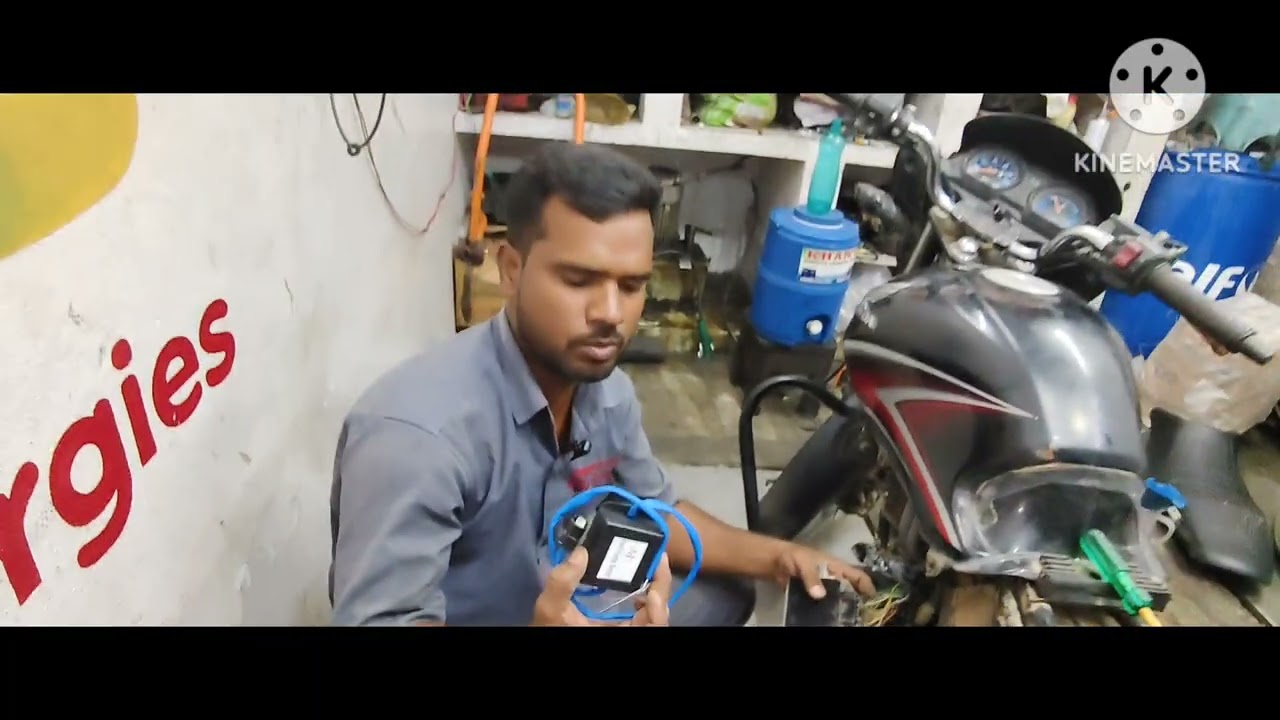 Honda shine bs6 ecu by pass# fuil not work#automobile#ecu short#fuil pump divas#automobile 