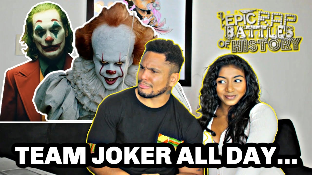 THE JOKER VS PENNYWISE BARS FIGHT (EPIC RAP BATTLE) [REACTION]
