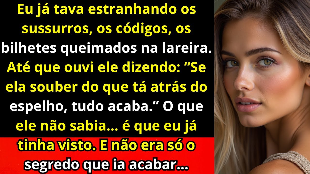 “Se ela souber do que tá atrás do espelho, tudo acaba”, sussurrou meu marido — mas eu já sabia...