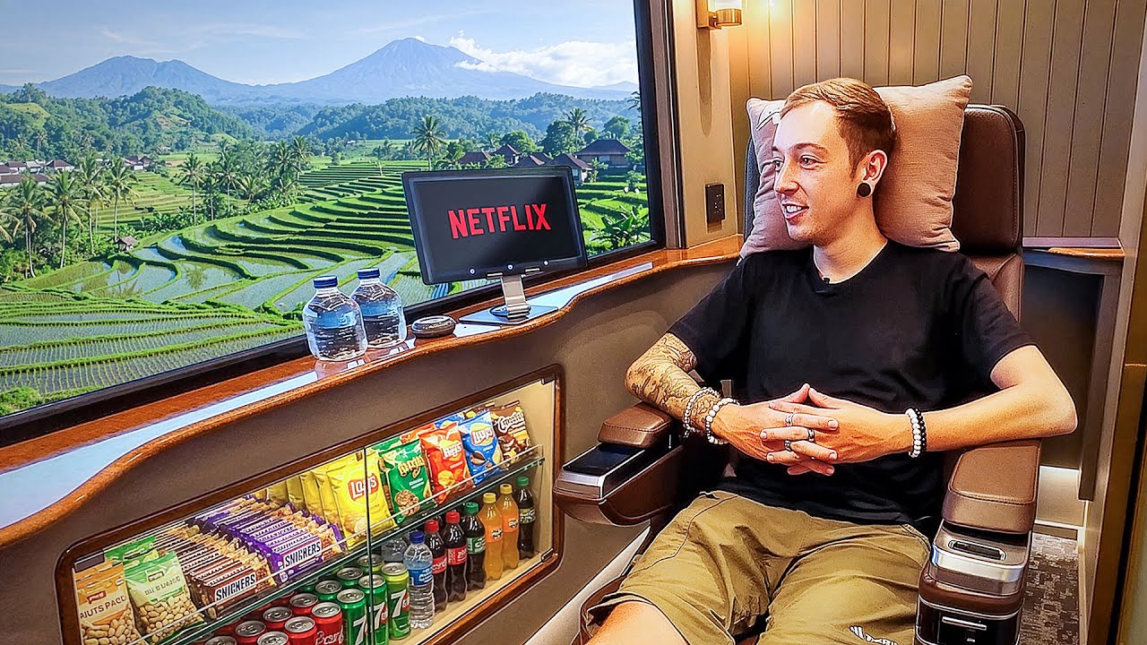 I Tried The World's MOST LUXURY $140 Train in Indonesia! | Surabaya to Jakarta 🇮🇩