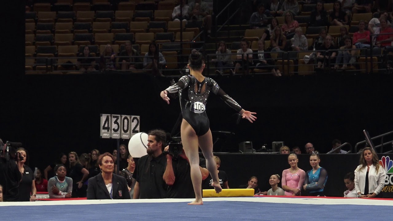 Morgan Hurd – Floor Exercise – 2018 U.S. Gymnastics Championships – Senior Women Day 2