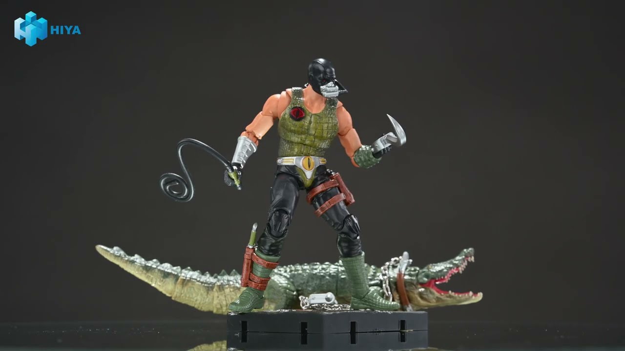 HIYA EXQUISITE MINI Series G.I.Joe Croc Master & Fiona Action Figure