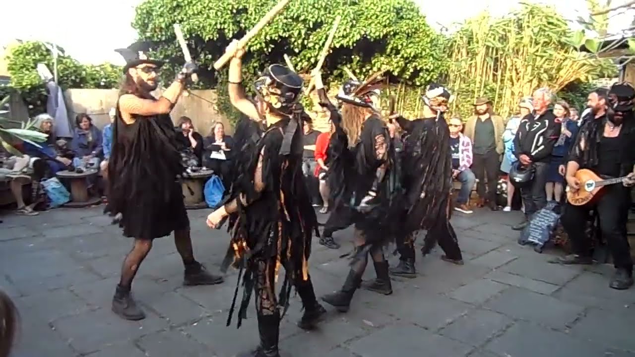 Belltane Border Morris - Three Ravens - Bay Horse Inn, Totnes - 27 Jun 24