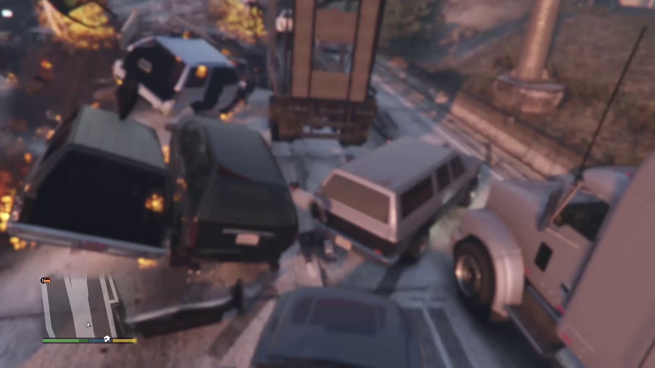GTA 5 Highway Disaster